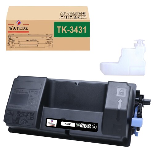 WATEDZ 京セラ用 TK-3431 大静電容量版 取り替えっこトナーカートリッジ 「1容器に並べる 黒いこと」 相応う機種：ECOSYS PA6000x インターナショナル標準尺度ISO9001公許工業プラント生み出すこと