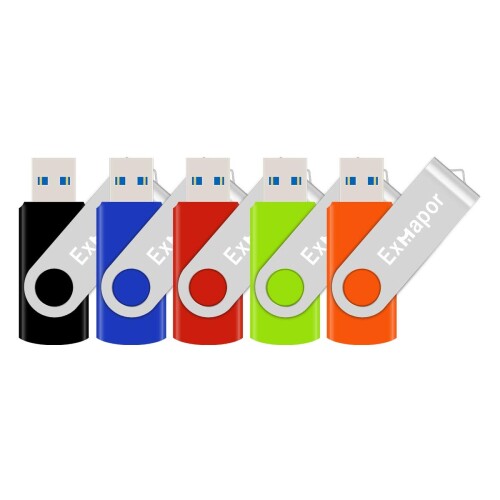 USB3.0相応う USB記憶装置 32GB 5個書き割り Exmapor 超高速道路資料移らす USB閃光電球運転 派手