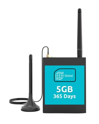 LINOVISION 4G LTE ルータ、VSIM相応う・SIM歌留多不必要、無料世界的資料5GB付き添い人、外国で当て嵌める能力のある、RS232/RS485/MQTTを受け支える、グローバルカバレッジ、牢固たるなひな形