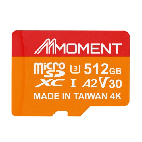 MMOMENT 512GB A2V30 MicroSDXC歌留多 Gopro相応う SDアダプタ付