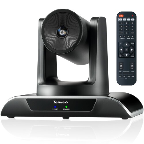 Tenveo PTZカメラweb会議ビデオウェブカメラ3倍光学ズーム1080P60FPS超広角視野ptz WebカメラUSB3.0/HDMI/RS232出力少人数会議ライブ配信病院教育業務用