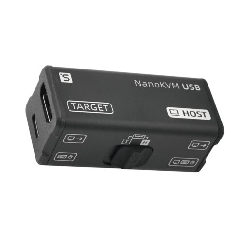 WayPonDEV Sipeed NanoKVM-USB 指大きさ 4K USB KVM キャプチャーボード ブラウザー直取り締まり マルチデバイス管理すること物の具 HDMI繰り返しスルー相応う サーヴァー/SBC/パソコン 検査と修理用 整理保存用具移らす役立つこと付き添い人 （黒