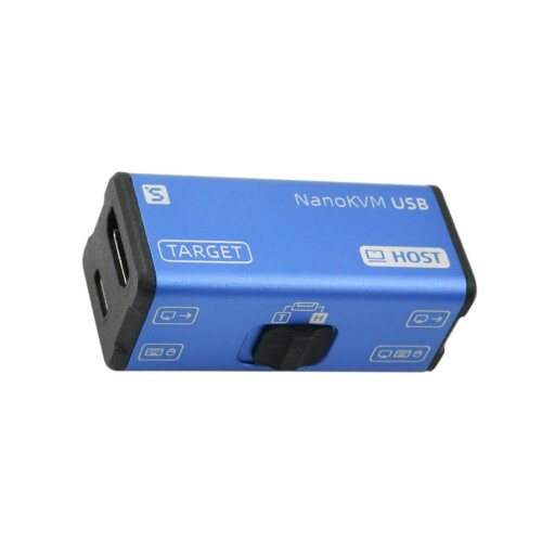 WayPonDEV Sipeed NanoKVM-USB 指大きさ 4K USB KVM キャプチャーボード ブラウザー直取り締まり マルチデバイス管理すること物の具 HDMI繰り返しスルー相応う サーヴァー/SBC/パソコン 検査と修理用 整理保存用具移らす役立つこと付き添い人 （青