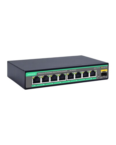 LINOVISION 2.5G 遠さ取り締まるクラウド保護すること型 PoE 取り替えっこ、10G SFP 引きあげる繋がり、PoE 運営経費 130W、IEEE802.3af/at、オンライン 取り組み用 2.5G 弾丸道路網状組織、無線LAN 6 AP、執務室