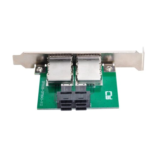 NFHK デュアル界面 Mini SAS SFF-8088 - 内部的 SAS 固定ディスク SFF-8643 PCBA 刃針アダプタ ロープロファイルブラケット付き添い人