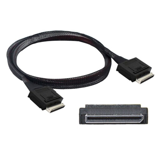 Chenyang SFF-8611 - SFF-8611有線テレビ、OCuLink PCIe PCI-Express SFF-8611 8X 8降雨 牡-牡 SSD データアクティブケーブル 50糎