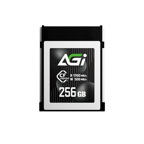 AGI CFexpress Type B 256GB 記憶装置歌留多 (最大限度読み込む1700MB/s 最大限度書込500MB/s) 8K RAW 映像映画化 PCIe Gen3x2 CE138