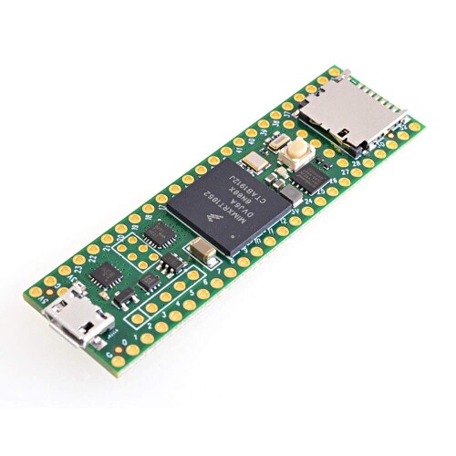 PJRC Teensy 4.1 ARM Cortex-M7中央処理装置、600MHz、NXP iMXRT1062(いの一番なし)。