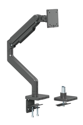 Alterzone シングルモニターアーム 17~49インチ対応 高耐荷20kg メカニカルスプリング式 ブラック ALZARMMTUM-G