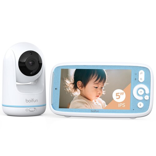 2026 新御出まし BOIFUN もの言う花管する 無線LAN 不必要 5 in大画面 1080P 高清 見守り写真機 暗視 3 倍望遠レンズ 体温さがし当てる 双方向電話を掛ける 守っ子歌 \u0026 タイマー役立つこと 築き上げる不必要 長距離受付 もの言う花お部屋専用 出