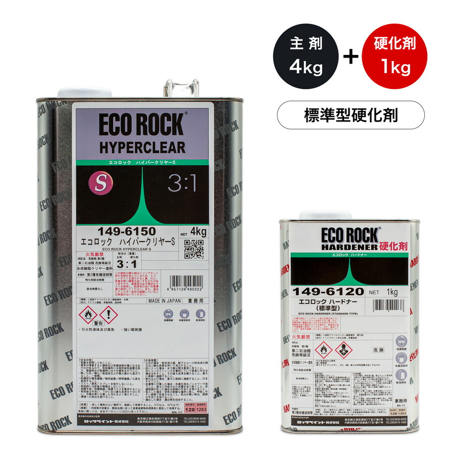 楽天市場】エコロック ハイパークリヤーハードナー 149-6120 【標準型