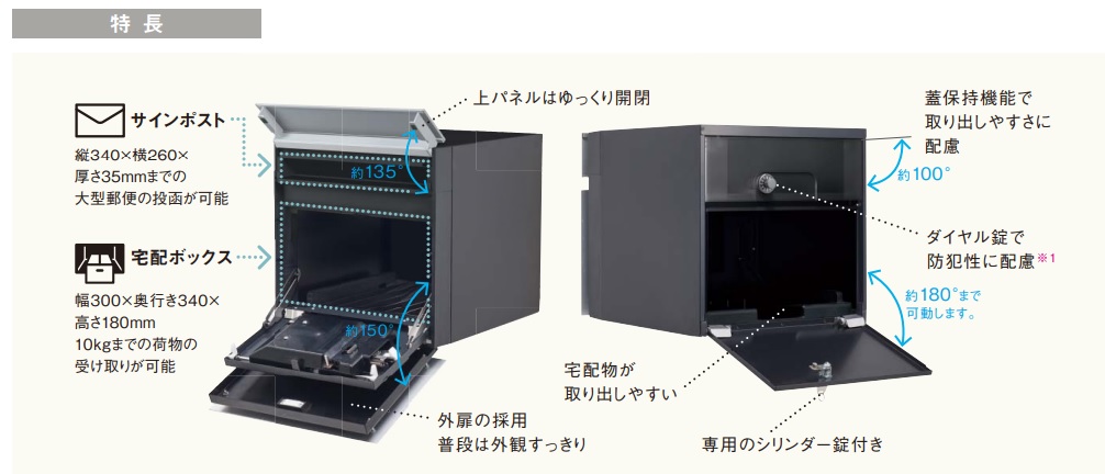 パナソニック宅配ボックス COMBO-F コンボエフ CTCR215* 北海道、沖縄