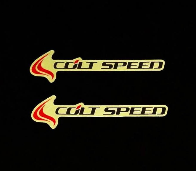 SPEED-iDスピードアイディ ステッカー 2種類セット 1枚はサイン