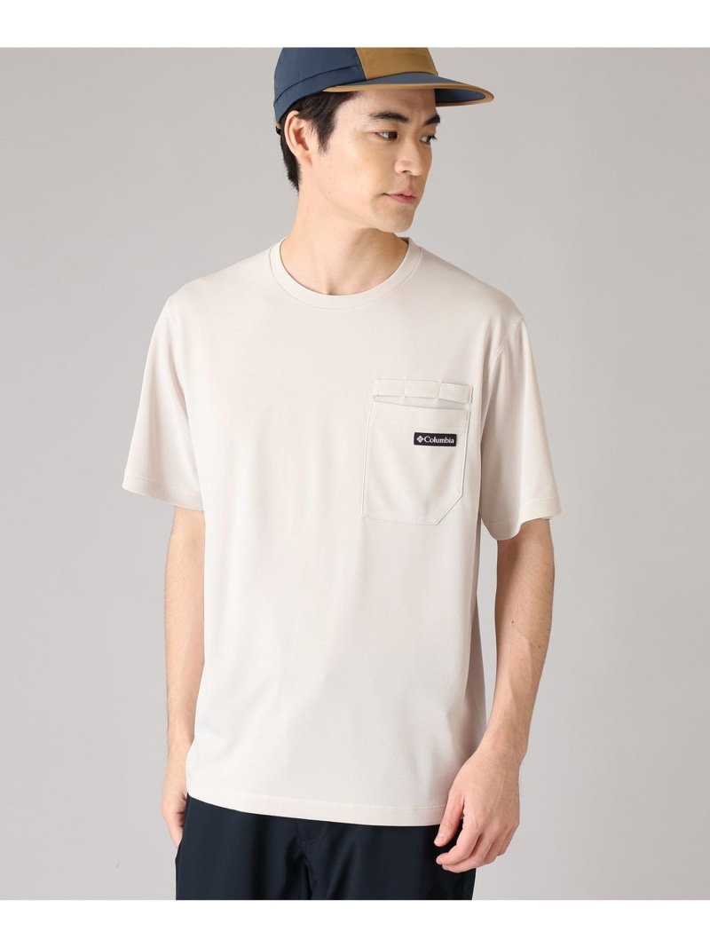 Columbia/ マウンテンズアーコーリングショートスリーブTシャツ /コロンビア Columbia コロンビア トップス カットソー・Tシャツ ブルー ホワイト ブラック【送料無料】[ Fashion]