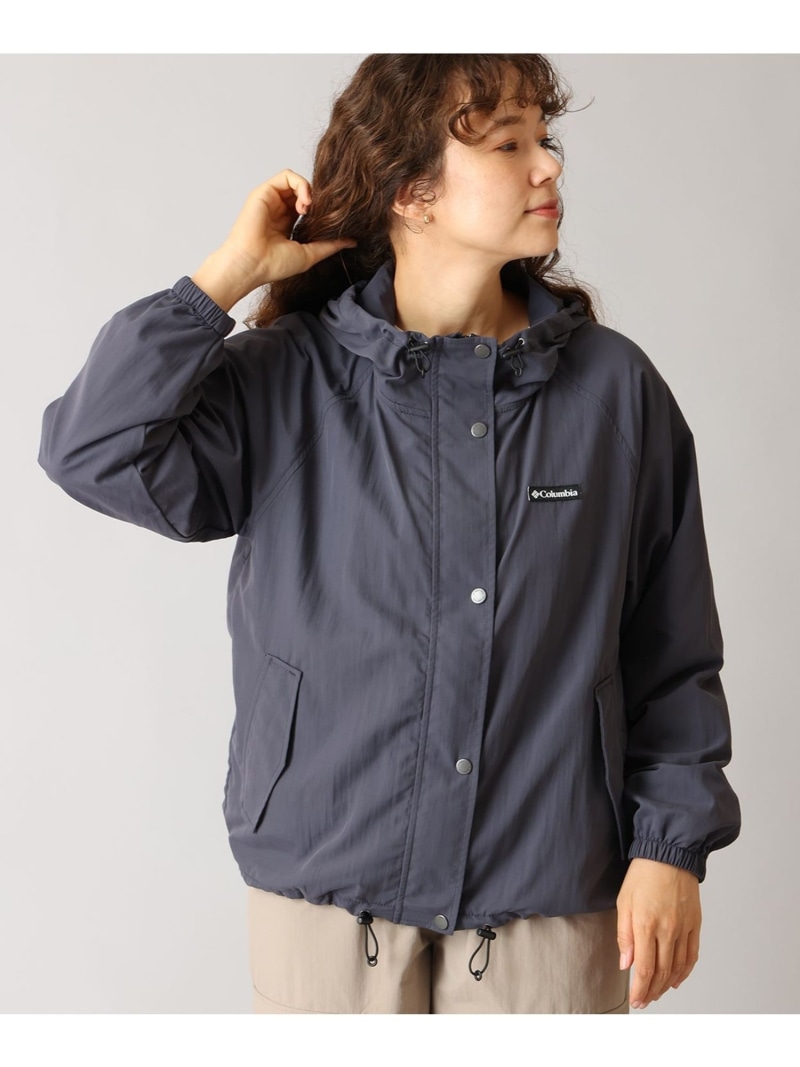 Columbia/ ウィメンズジプシーバーズフーデッドジャケット /コロンビア Columbia コロンビア ジャケット・アウター ナイロン上衣 薄墨色 緑であること 米国海軍【貨物輸送無料】[ Fashion]