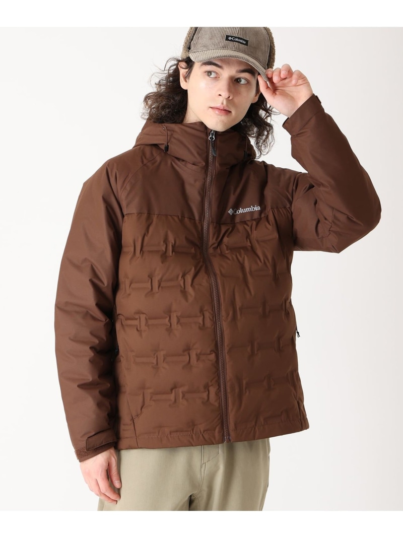 【SALE／30%OFF】Columbia/ グランドトレックIIIダウンフーデッドジャケット /コロンビア Columbia コロンビア ジャケット・アウター ダウンジャケット・ダウンベスト ブルー ベージュ グレー ブラック【RBA_E】【送料無料】[ Fashion]