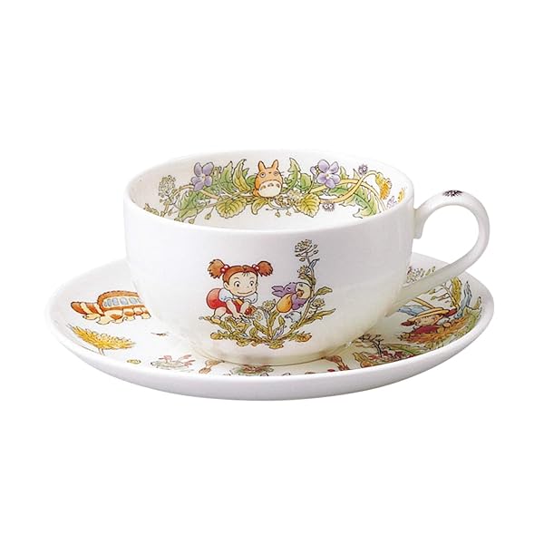 Noritake ノリ竹 酪漿紅茶 優勝杯 \u0026 平円盤 325竓 となりのトトロ たんぽぽ編 陰電子領域