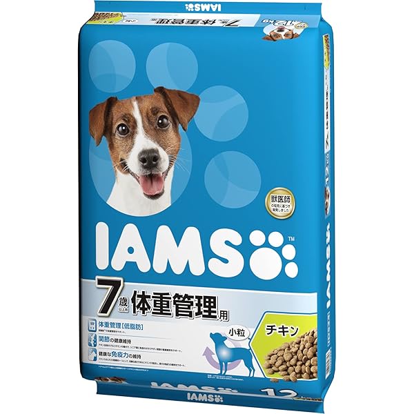 アイムス (IAMS) ドッグフード 7歳以上用 体量保護すること用 素粒子 年がしら犬用 12kg