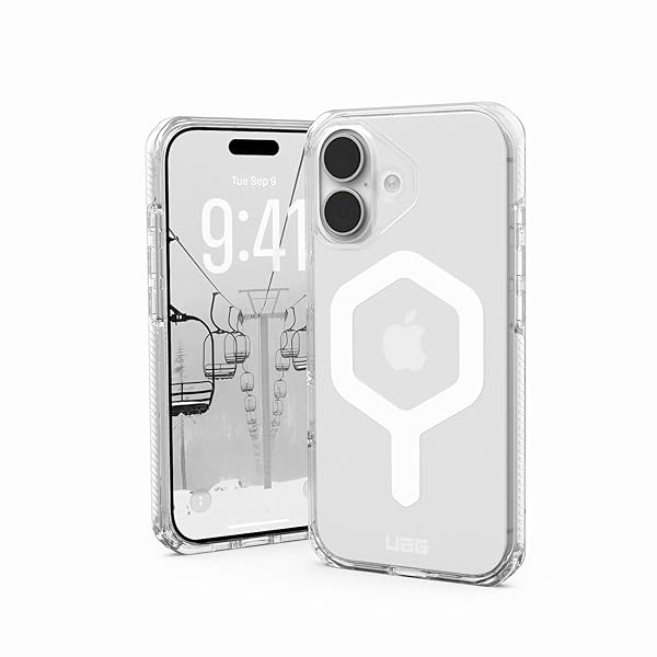 URBAN ARMOR GEAR iPhone 17 2025相応う耐衝撃入れもの PLYO MAGSAFE 内燃機関/白いこと 【置き目日本代わりになる店品】 UA