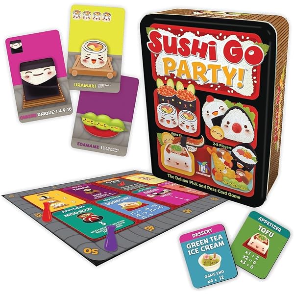 Gamewright Sushi Go Party 弥助寄り合い！ 歌留多力くらべ