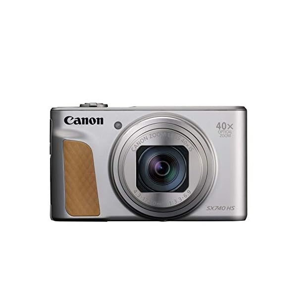 Canon コンパクトデジタルカメラ PowerShot SX740 HS しろがね色 光学40倍望遠レンズ/4K映像/Wi-Fi相応う PSSX740H