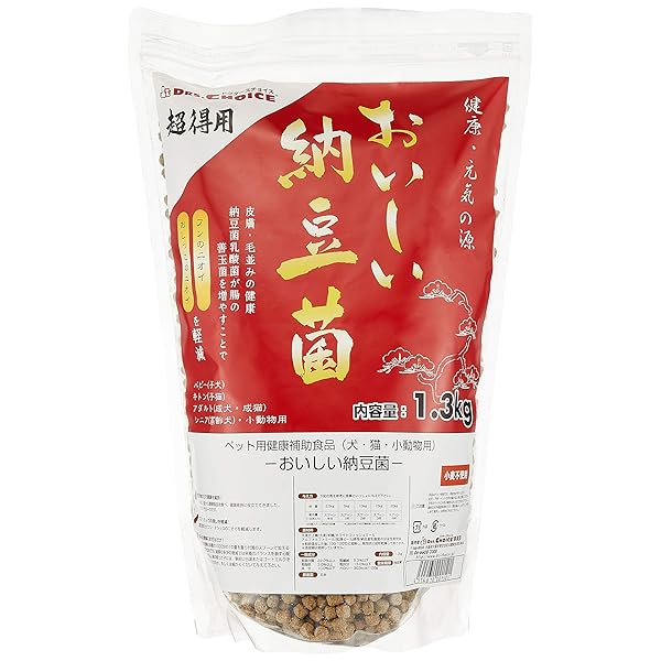 ドクターズチョイス おいしい納豆菌 粒手合い 1.3キロ (x 1)