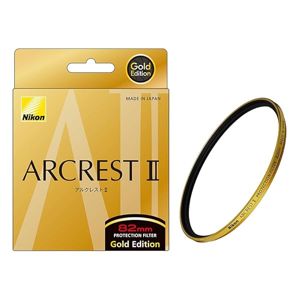 Nikon ARCREST II PROTECTION FILTER GOLD EDITION 82粍 アルクレスト2 取り替えっこ水晶体用 保護すること水漉し 帯電防