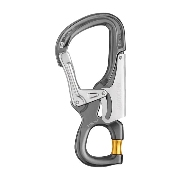 Petzl EASHOOK 公々然たるカラビナ（薄墨色）