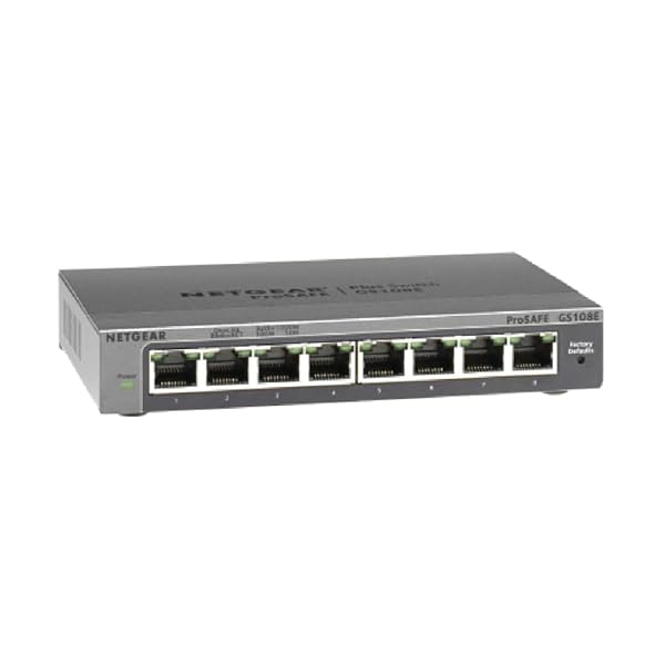 NETGEAR サイバー空間歯車 GS108E ギガ8界面 アンマネージプラス