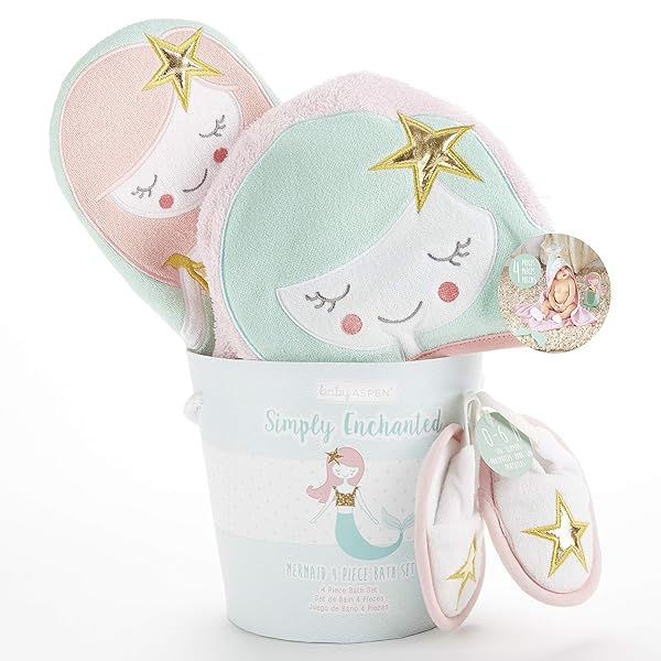 Baby Aspen(ベビーアスペン) 生み出すこと祝賀会 もの言う花二階建てバス ボンネット付き添い人二階建てバス西洋手ぬぐい ミトン 家庭用スリッパ 二階建てバス