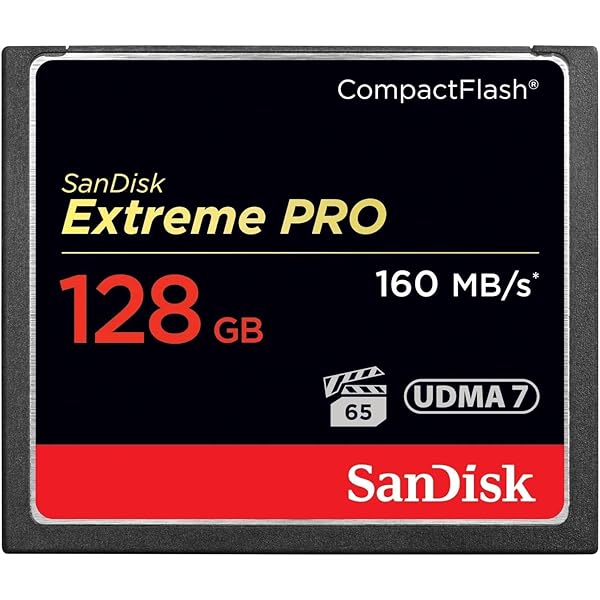 SanDisk Extreme PRO パウダーコンパクト閃光電球 128GB 160MB/s 1067倍速 SDCFXPS-128G-X46
