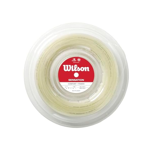 Wilson(ウイルソン) 庭球 撚り糸 ガット マルチ・細糸 SENSATION 16(波紋