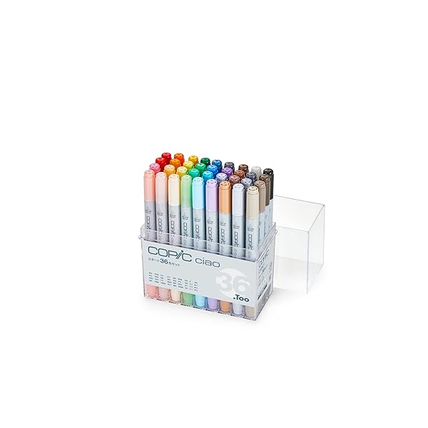 Too コピック チャオ 打ちかかる 36色書き割り 日本製 多色 さし絵目じるし 目じるし 目じるしペ
