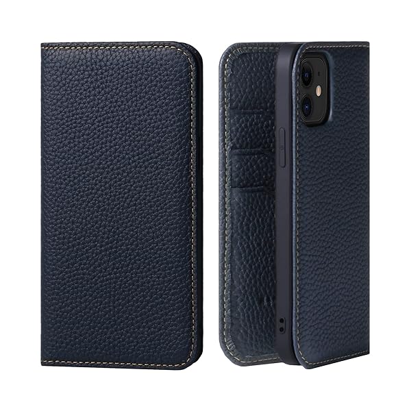 HANATORA for iPhone 12 12Pro 入れもの 万覚え帳型 本革 スマホケース スマホ 照明ランプ 吊りひも保持者 付