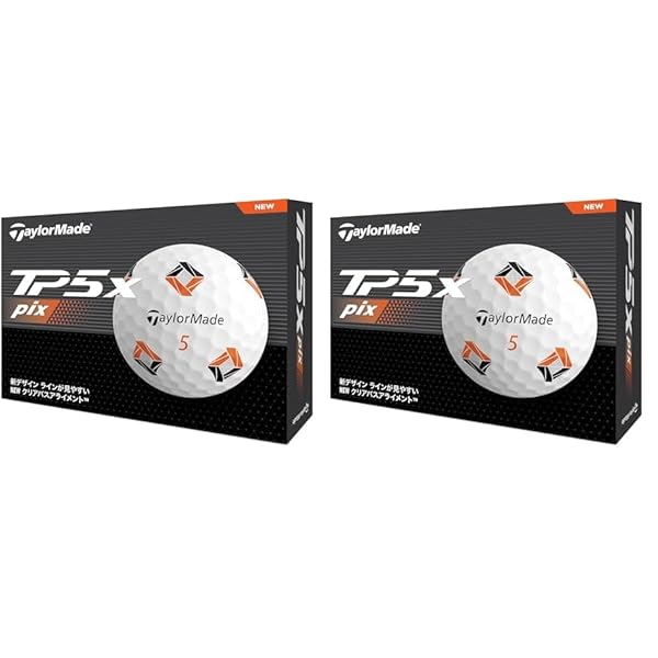 TaylorMade 仕立て屋お手伝いさん 日本定め事品 TP5x Pix続きもの 2024 ゴルフどんぶり鉢 1十二(12個入) (× 2)