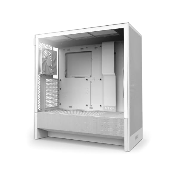 NZXT H5 Flow v2 White 120粍気違い 2基積み上げる 真っただ中高閣 ATX パソコン容れもの 白いこと CC-H52FW-01 CS9083