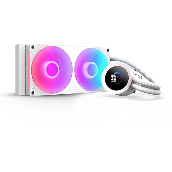 NZXT Kraken Plus 240 RGB v2 White 飾り気の無い水冷中央処理装置冷房装置 白いこと RL-KR240-W2 FN2486