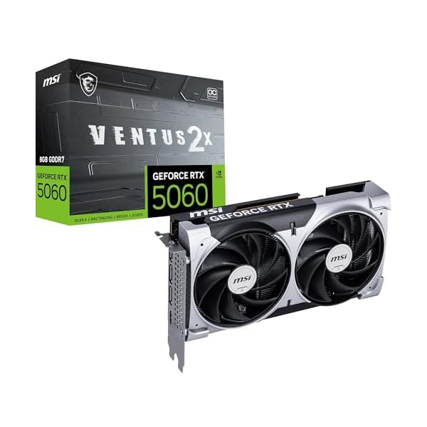 MSI GeForce RTX 5060 8G VENTUS 2X OC グラフィクスゲーム盤 VD9187