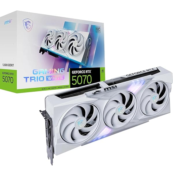 MSI GeForce RTX 5070 12G GAMING TRIO OC WHITE グラフィクスゲーム盤 VD9067