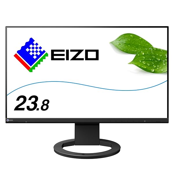 EIZO うしろ側執務室向けデイジーチェーン相応う管する | FlexScan EV2490-BK | 23.8型盛りだくさん固定ディスク・USB Type-