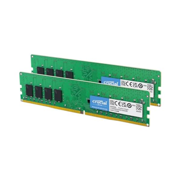 Crucial 事務机いの一番用増設記憶装置 16GB(8GBx2枚) DDR4 3200MT/s(パソコン4-25600) CL22 UDIMM 288pin CT2K8G4DFRA32A