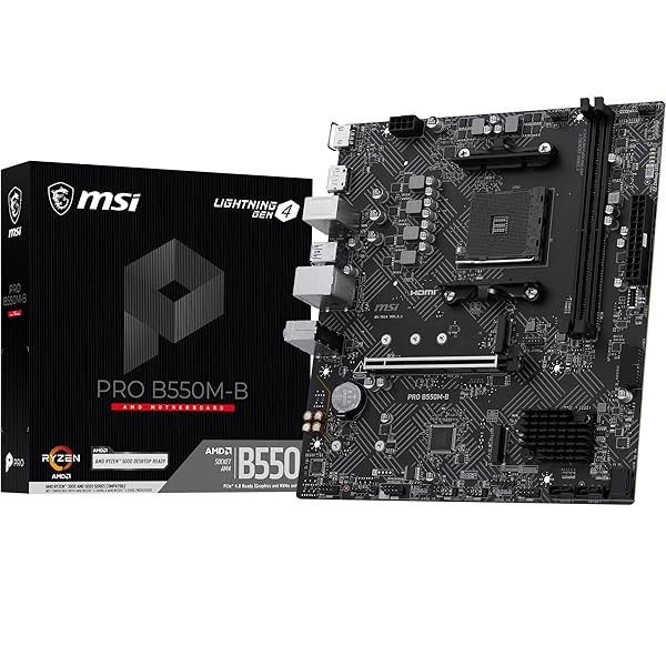 MSI PRO B550M-B Micro-ATX母ちゃんゲーム盤 MB6989