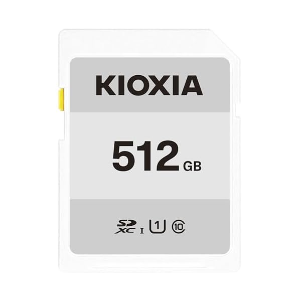 KIOXIA(キオクシア)【日本製】SDカード 512GB SDXC UHS-I対応 Class10 (転送速度50MB/s) 国内正規品 メー｜Comastoric