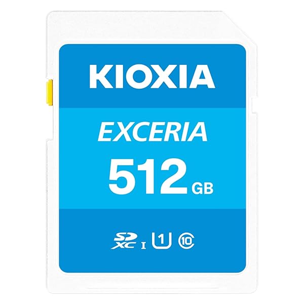 KIOXIA(キオクシア)【日本製】SDカード 512GB SDXC UHS-I Class10 読出速度100MB/s 国内正規品 メーカー5|Comastoric