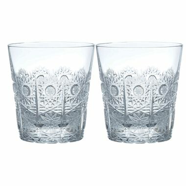 楽天市場】ボヘミアングラス ハンドカット ウィスキーグラス2個セット