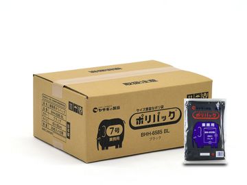 【メーカー取り寄せ品】矢崎化工 yazaki 業務用ポリパック7号 ケース10冊 BHH-6585BL