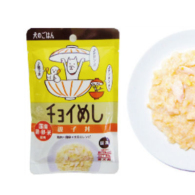 楽天市場 わんわん 国産 チョイめし 親子丼 ８０ｇ 犬用 ウェット パウチ ドッグフード 毎日の食事のおかずとして わんちゃんだって 毎日同じ じゃ飽きちゃうよね ホヌ ホヌ