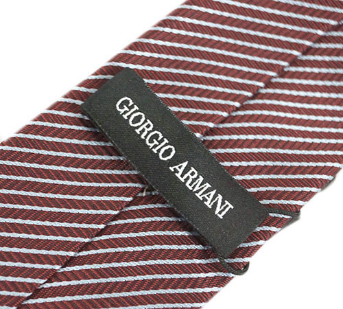 超特価 Giorgio アルマーニ ネクタイ ガーネット 40307の Armani - 【新品】ジョルジオ 最安値在庫