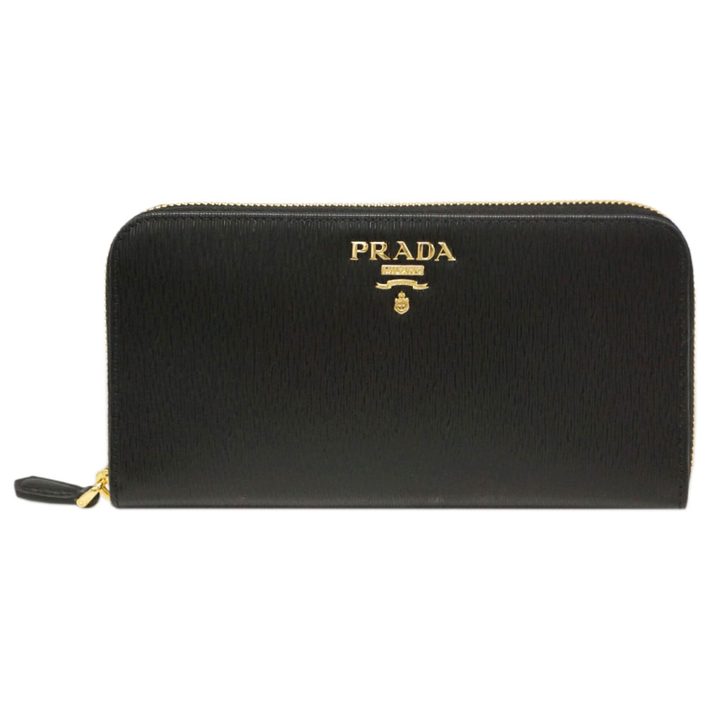 再入荷 【箱付き・最高級】PRADA プラダ 長財布 メタリックシルバー