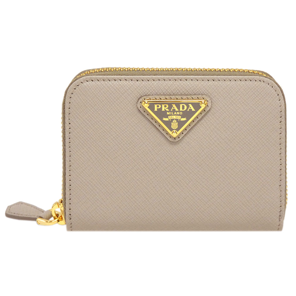 89%OFF!】 プラダ コインケース 1MM268 PRADA ラウンドファスナー 小銭